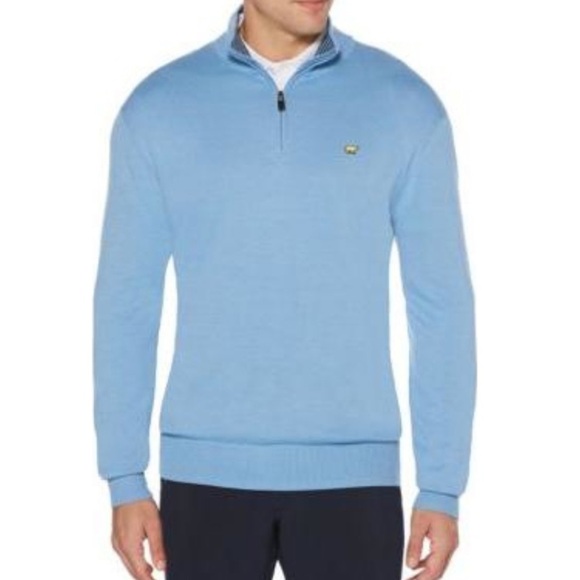 Jack Nicklaus Men's Pastel Blue 1/4 Zip Golf Sweater Size XL - Picture 1 of 9